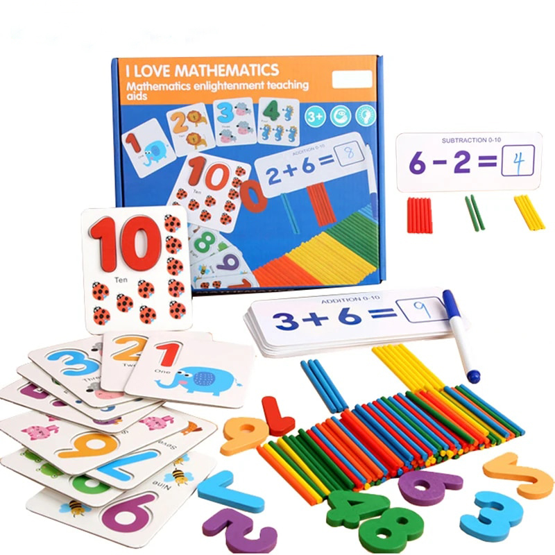 Kids Education Number - Mainan matematika Montessori untuk anak-anak mainan