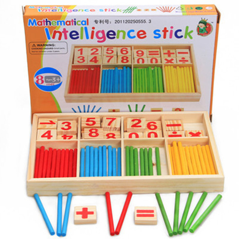 Kids Education Number - DIY Montessori Mainan Nomor Matematika Blok