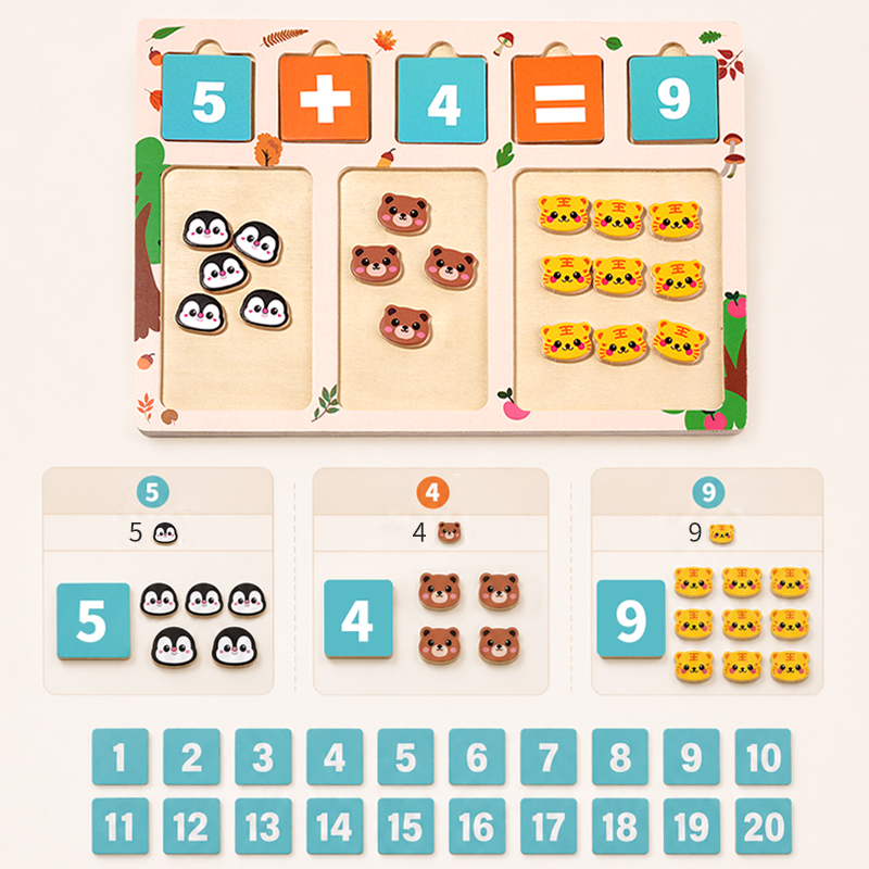 Papan Penyortir Matematika Kay - Kids Education Number ulasan dan harga